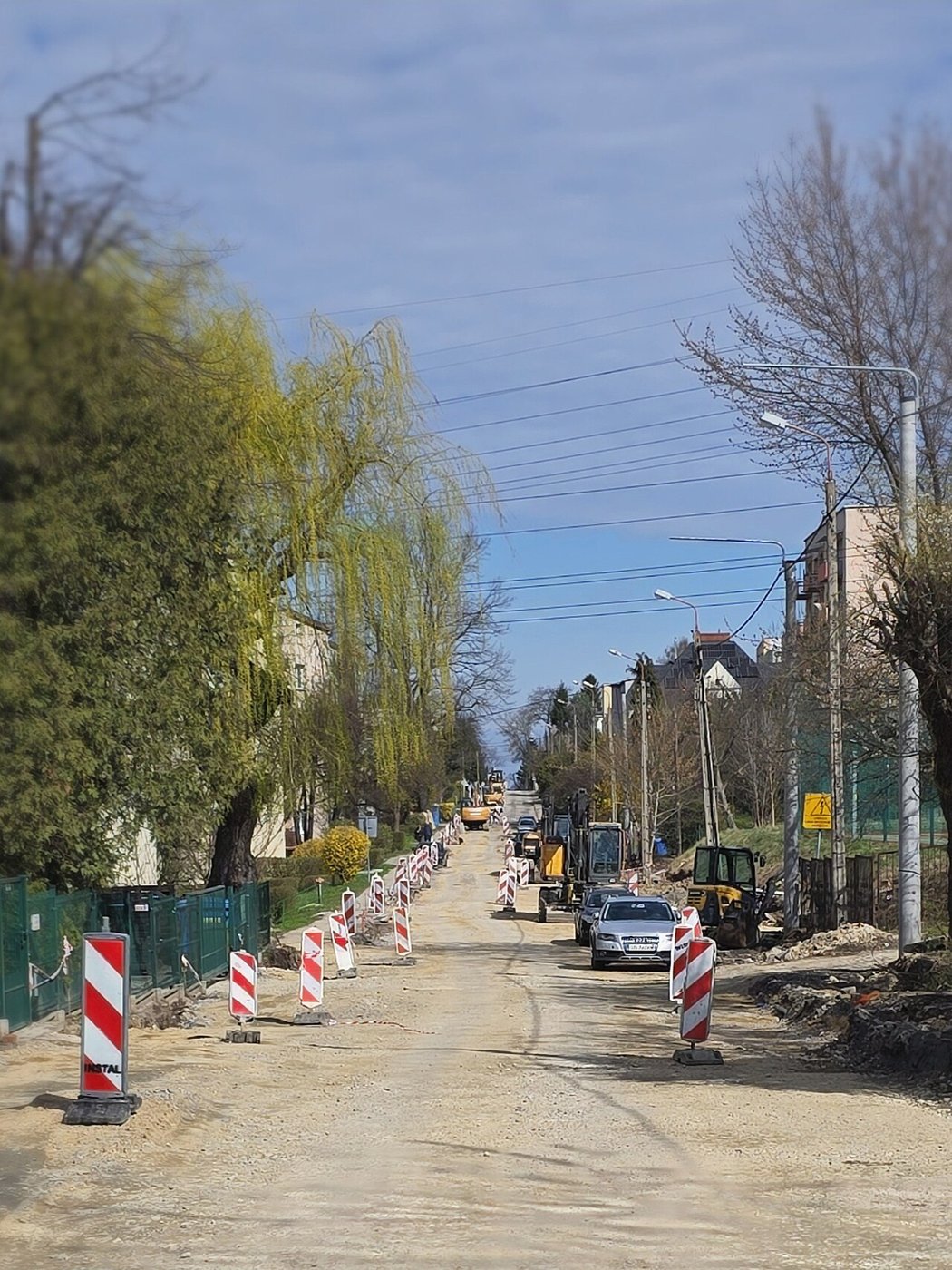Prace drogowe — zdjęcie ilustracyjne (Bielsko-Biała).